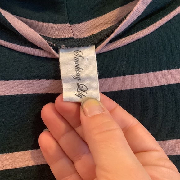 Smoking Lily Mock Neck Shirt - Picture 2 of 3